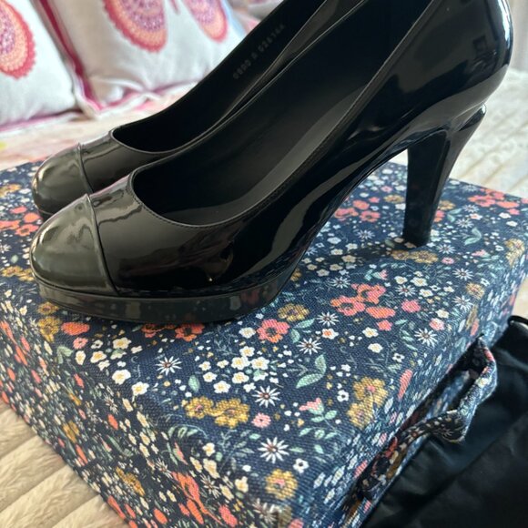 NWOB - Authentic - Chanel Vintage Interlocking CC Pumps Size 40 - Picture 3 of 11